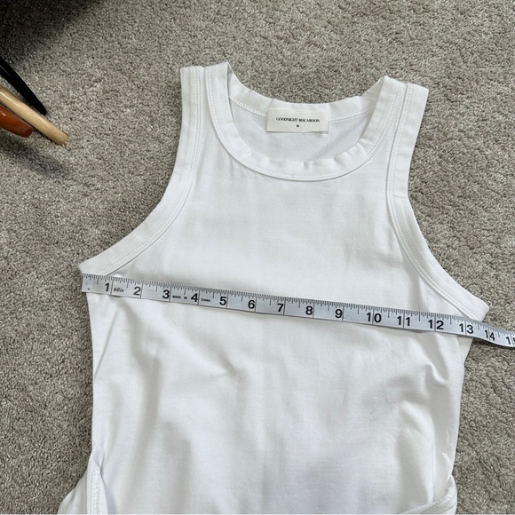 Goodnight Macaroon Aimee Front Tied Wrap Tank Dress Sleeveless in White Size M - Picture 10 of 12